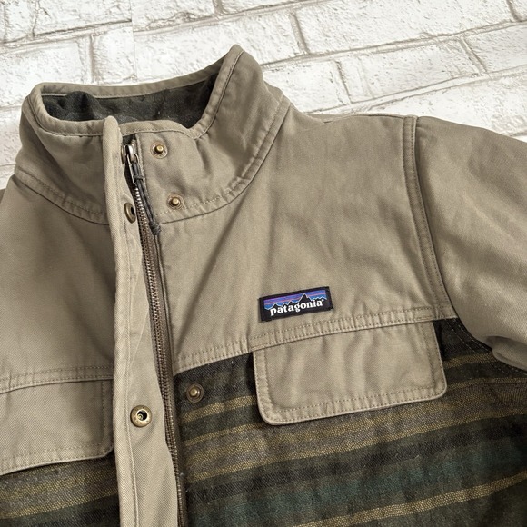 Patagonia Women's S Out Yonder Jacket Coat 26895 Wool Blend Blanket Sage Khaki - Picture 3 of 7